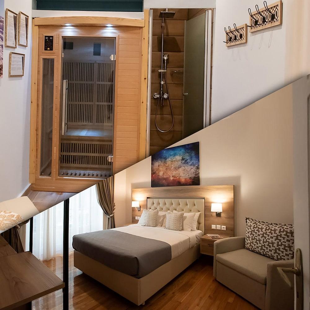 Blue Ark Lavish Sauna Suite Athén Kültér fotó